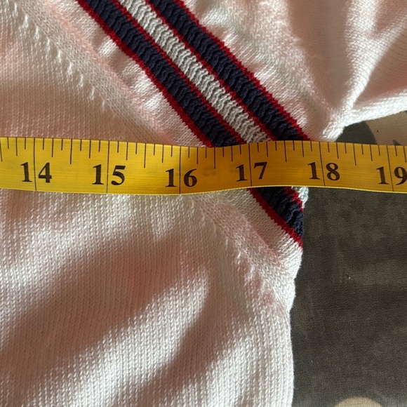 Maeve White and Navy Sweater - Picture 11 of 11